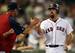 Kevin Youkilis saved Boston from blowing a 10-0 lead to the Texas Rangers.