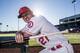 Los Angeles Angels center fielder Mike Trout.