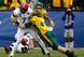 Nick DeLuca (49) is hoping to join former teammate Carson Wentz in the NFL.