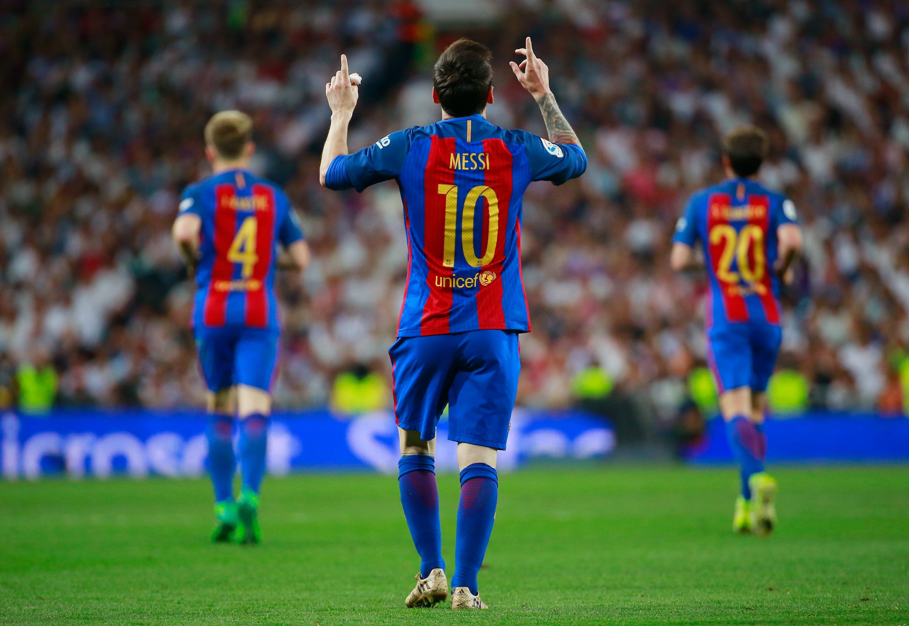 Lionel Messi Jersey Celebration