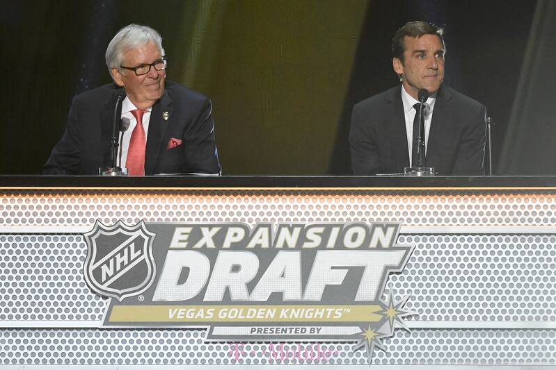 Winners And Losers Of The 2017 Nhl Expansion Draft Bleacher Report Las Vegas Golden Knights Owner Bill Foley Left And General Manager George Mcphee