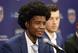 Josh Jackson (L) and Alec Peters at their introductory press conference in Phoenix.