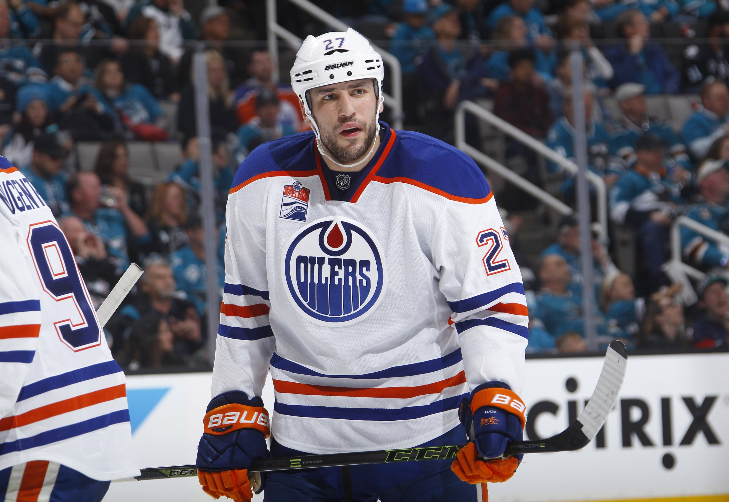 Hockey player Milan Lucic joins Edmonton Oilers