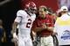 Jalen Hurts and Nick Saban