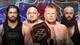 Roman Reigns, Samoa Joe, Brock Lesnar and Braun Strowman