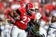 Nick Chubb has rushed for 280 yards and 4 TDs in his last two games against South Carolina.