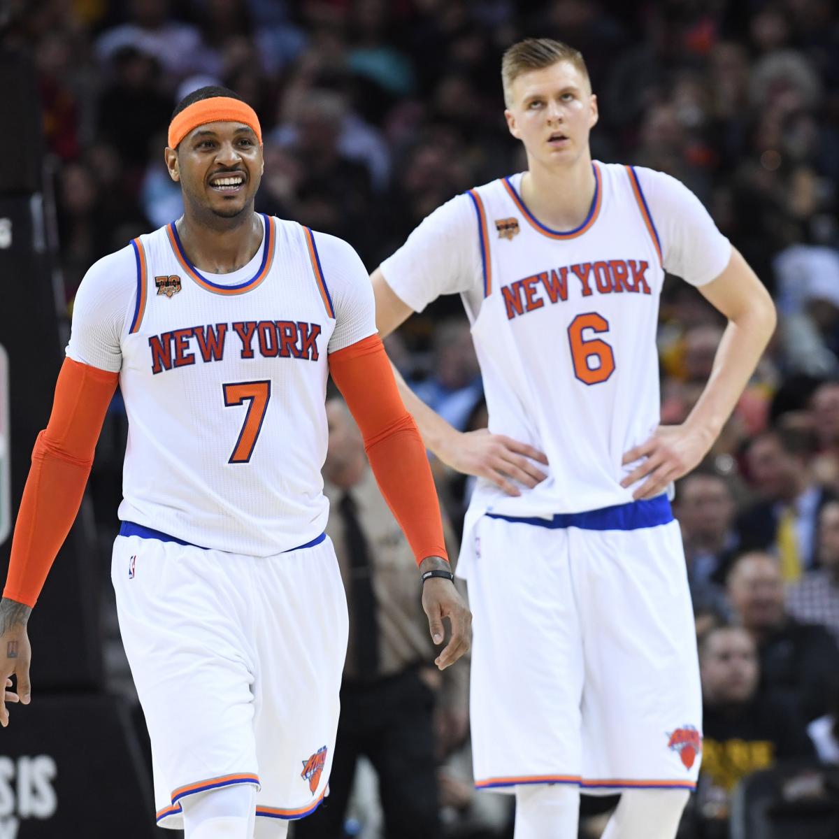 Projecting New York Knicks' 201718 Depth Chart News, Scores