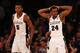 Rodney Bullock (5) and Kyron Cartwright (24)