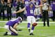 Kai Forbath could have a busy night against the Saints.