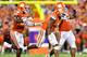 Austin Bryant (7) had four of Clemson's 11 sacks against Auburn.