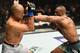 Kamaru Usman (right) and Sergio Moraes