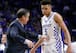 John Calipari and Kevin Knox