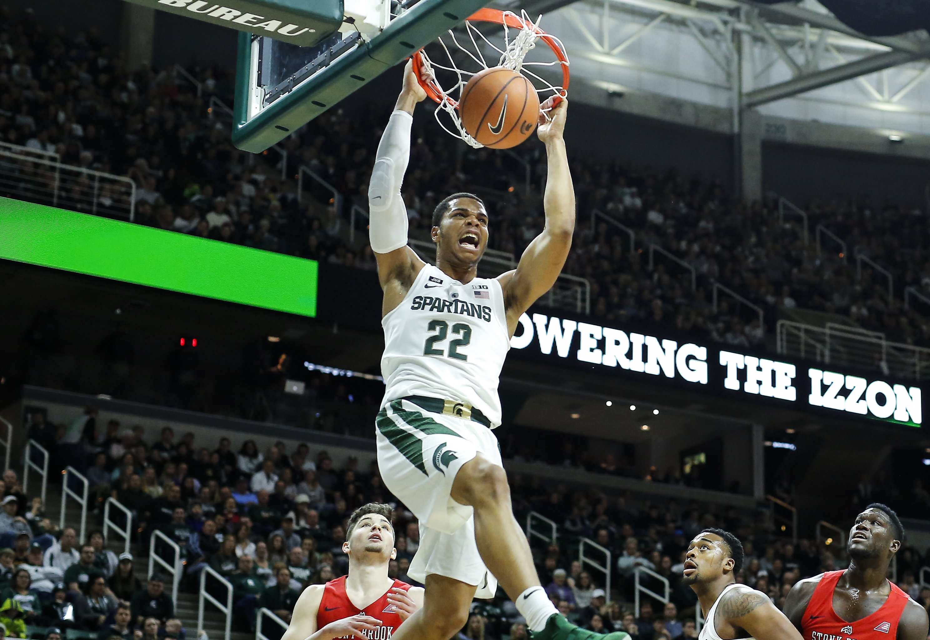 Michigan State's Miles Bridges (ankle) will not play vs. DePaul
