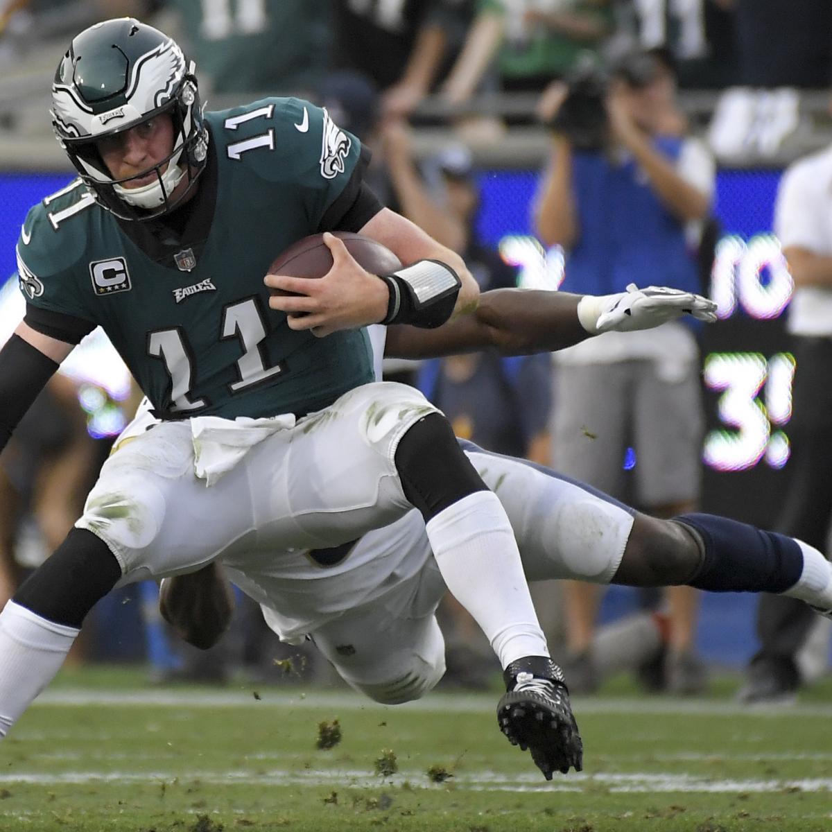 Eagles run over 49ers, finally undone by a quarterback injury, to