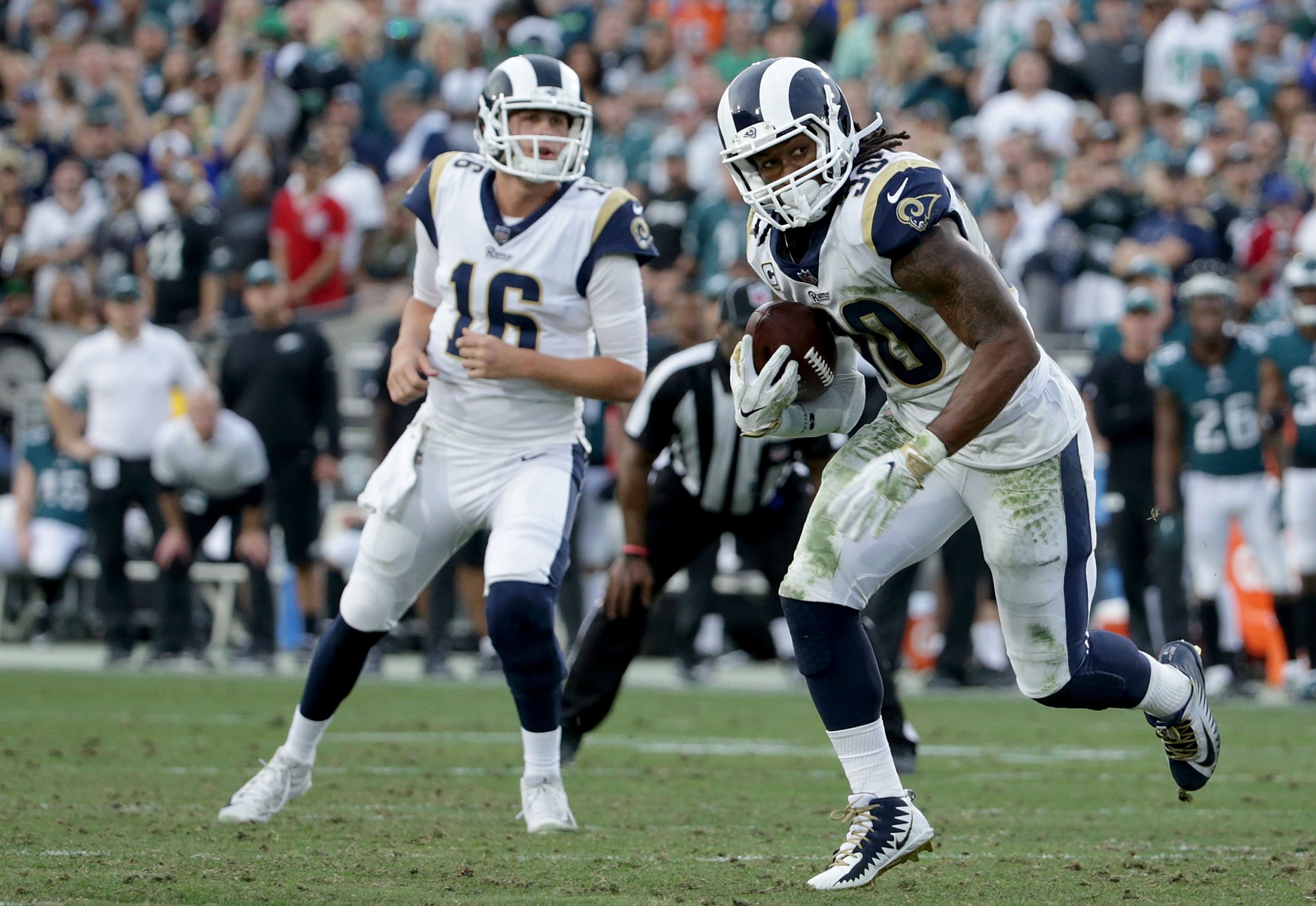 Seahawks sputter as Matthew Stafford leads Rams to 30-13 victory