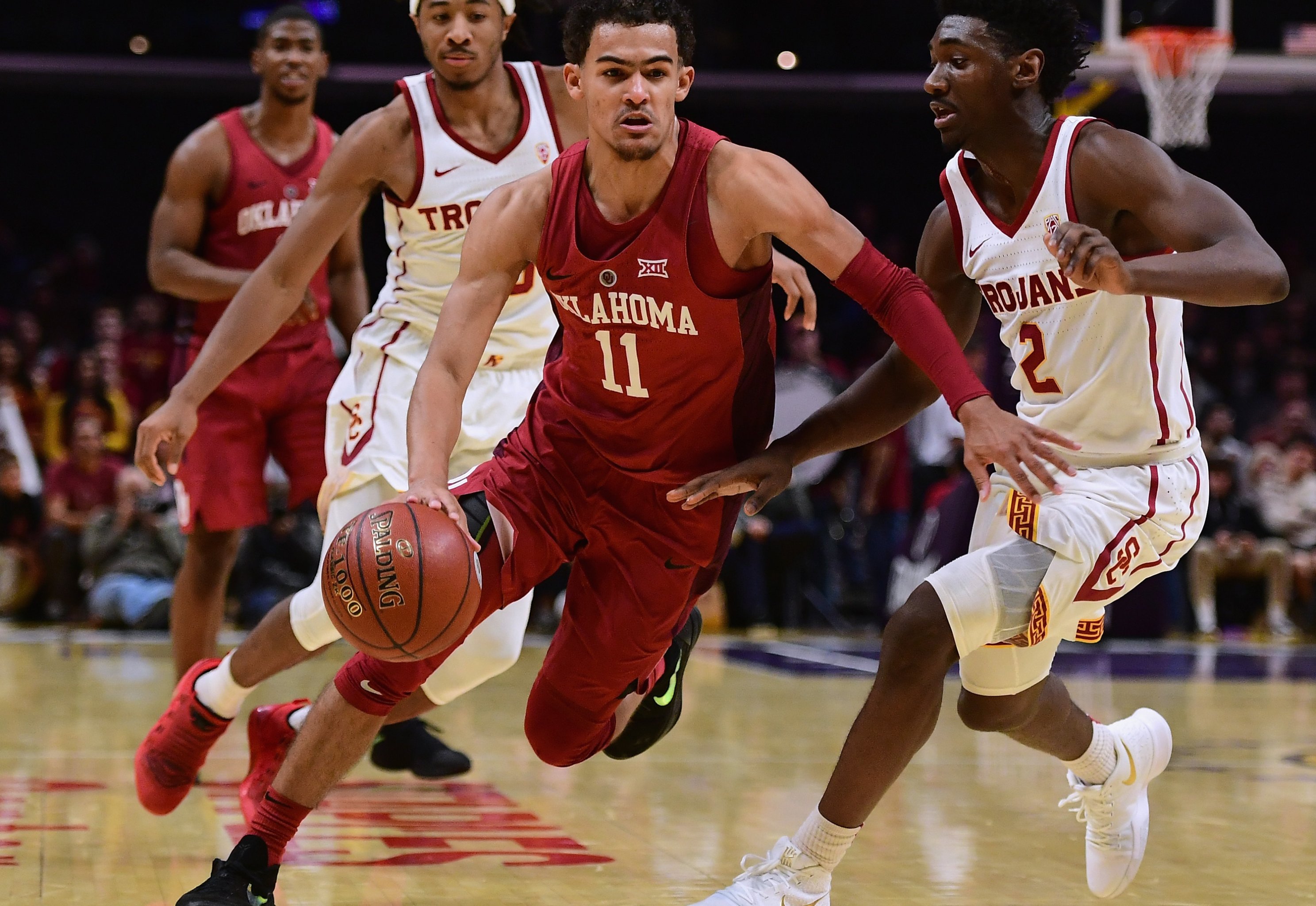 Trae Young keeps the suit and shorts combo alive at the NBA Draft