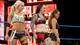 The Riott Squad (Liv Morgan, Ruby Riott and Sarah Logan).
