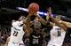 Gary Clark (right) against Temple