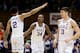 Gary Trent Jr., Wendell Carter Jr. and Grayson Allen