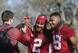 Alabama QBs Jalen Hurts (left) and Tua Tagovailoa