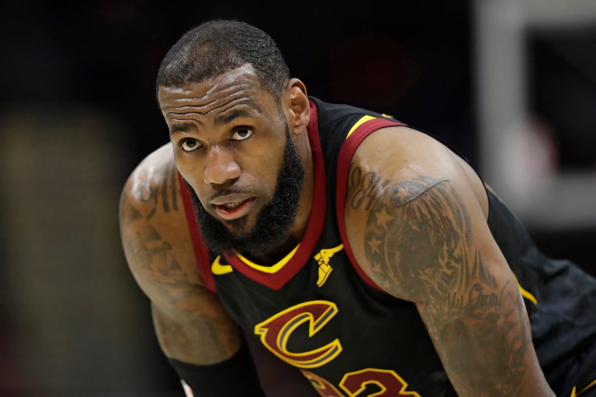 lebron james 2018 finals stats
