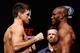 Demian Maia (left) and Kamaru Usman (right).