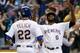 Christian Yelich (L) and Lorenzo Cain (R) should be there.
