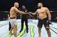 Junior dos Santos (left) and Blagoy Ivanov