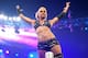 Michelle McCool posing for the crowd.