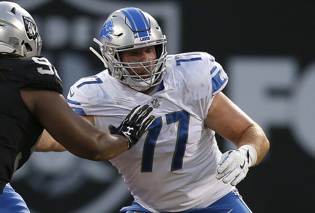Detroit Lions offensive lineman Frank Ragnow