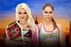 Alexa Bliss and Ronda Rousey.