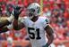 Oakland Raiders defensive end Bruce Irvin