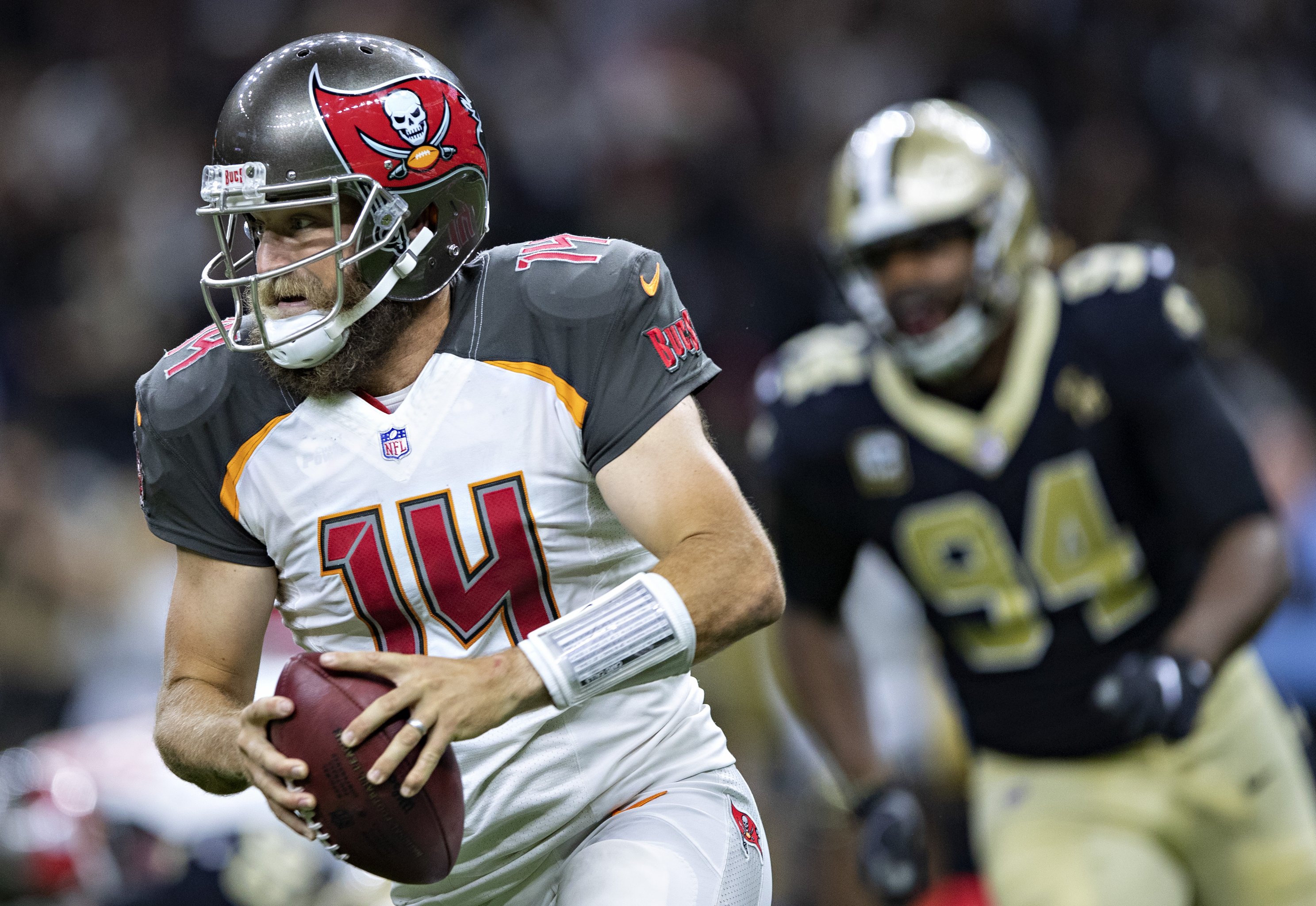 Bucs turn late fumble into 14-3 halftime lead - NBC Sports