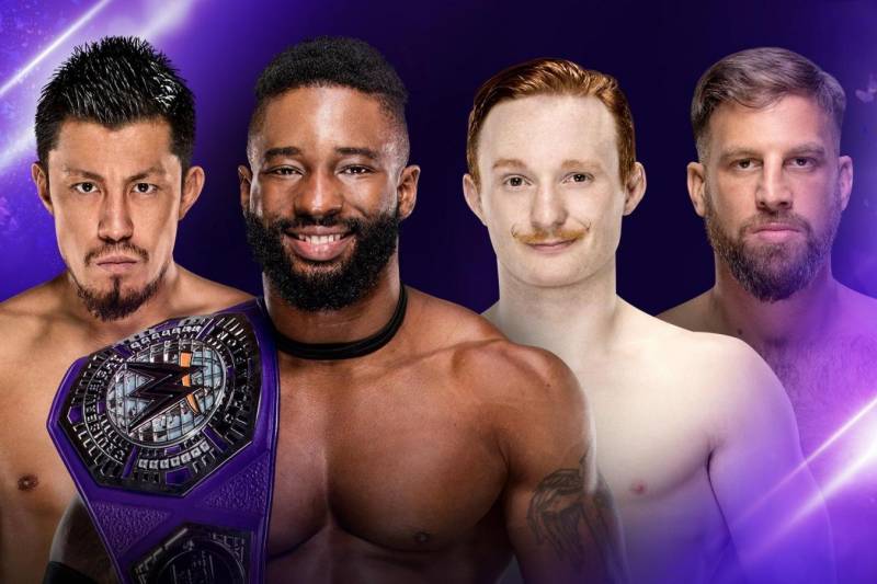 Akira Tozawa, Cedric Alexander, Jack Gallagher and Drew Gulak.