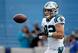 Christian McCaffrey is the top target for Cam Newton.