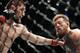Khabib Nurmagomedov (left) and Conor McGregor