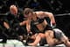 Aspen Ladd (top) finishes Tonya Evinger