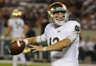 Notre Dame QB Ian Book