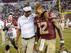 Florida State head coach Willie Taggart and QB Deondre Francois