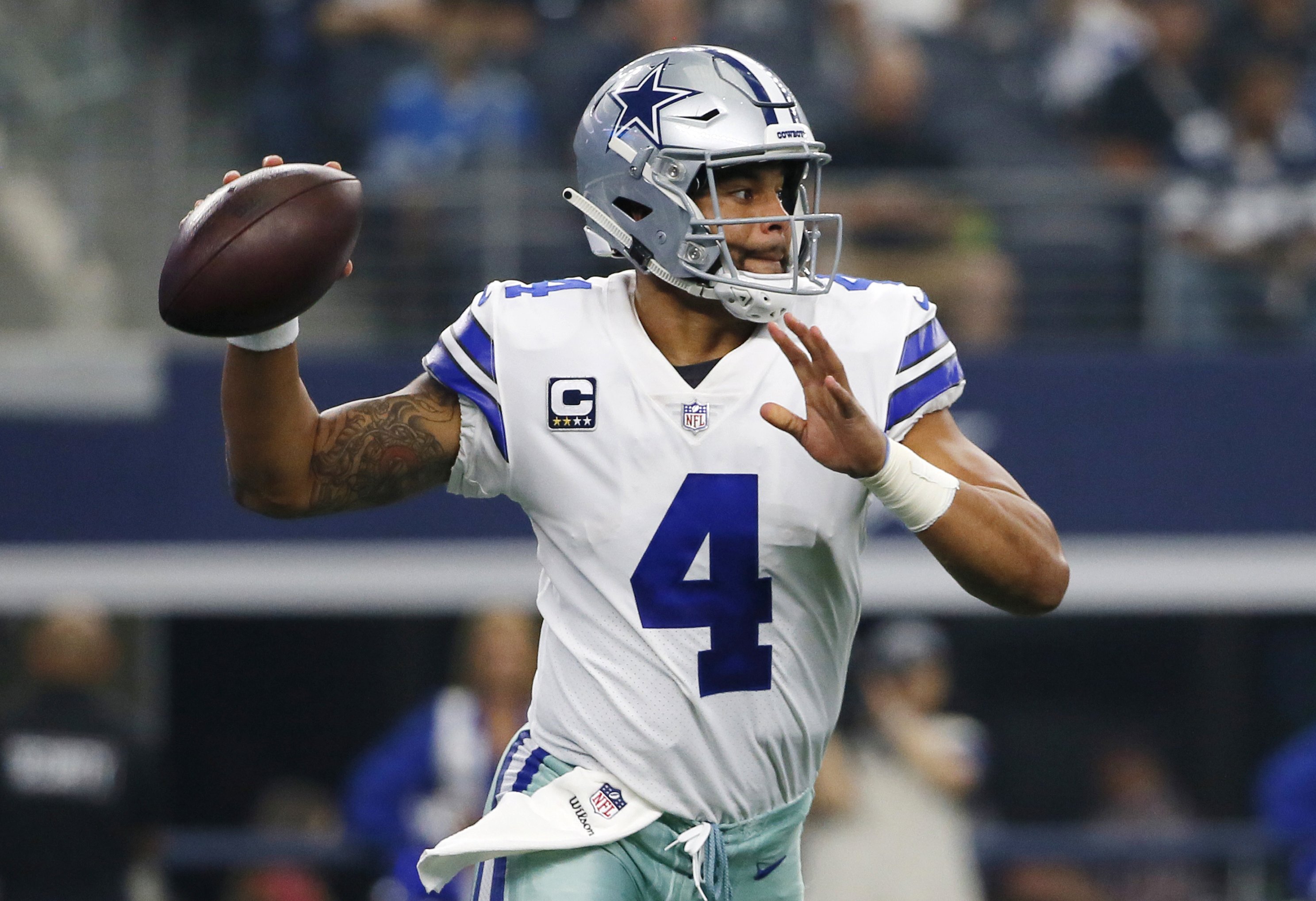 Dallas Cowboys 34-40 Jacksonville Jaguars, Prescott interception