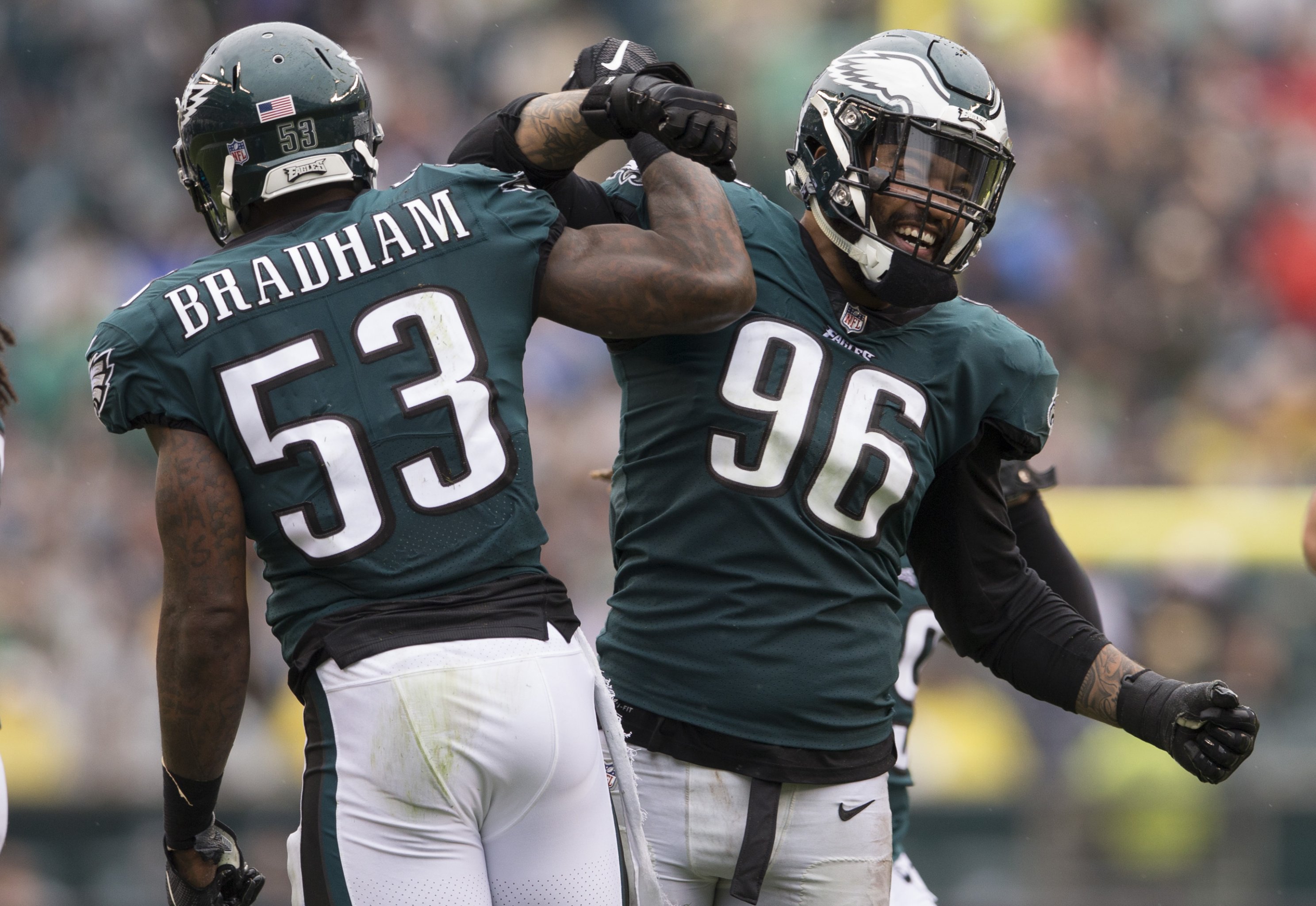 Philadelphia Eagles wide receiver Jerome Harrison carries for 36