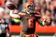 Baker Mayfield draws a beatable matchup with the Falcons this weekend.