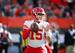Patrick Mahomes and the Chiefs have a showdown with the Rams on Monday.
