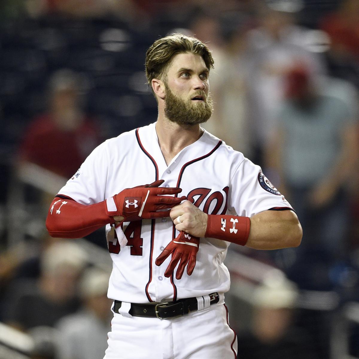 Odds for Each Suitor on Top Free Agents Bryce Harper, Manny