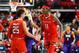 Tariq Owens (11) and Davide Moretti (25)