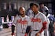 Ozzie Albies (L) and Ronald Acuna Jr. (R)