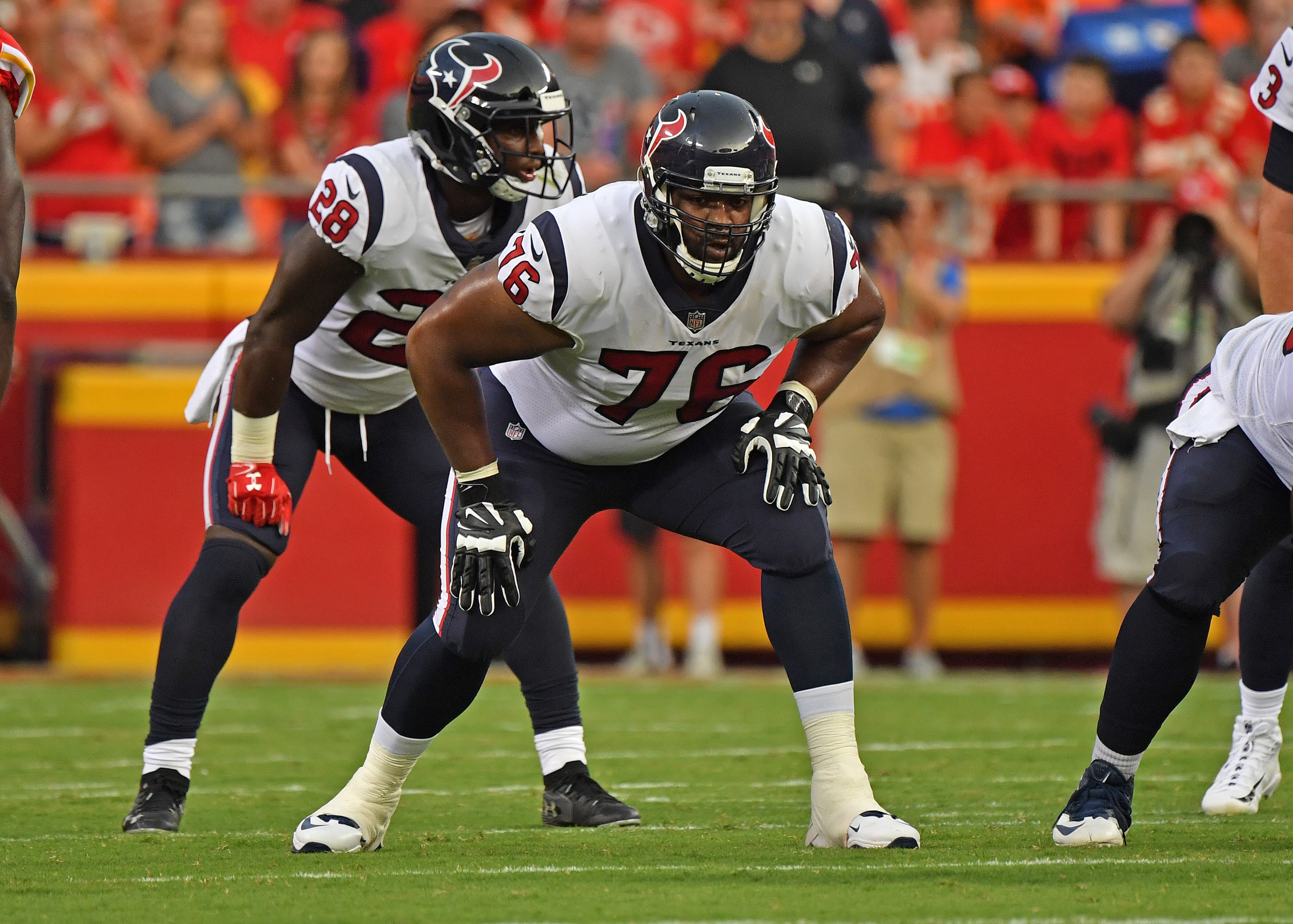 Houston Texans right tackle Seantrel Henderson