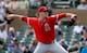 Los Angeles Angels right-hander Matt Harvey
