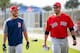 Mookie Betts (L) and J.D. Martinez (R)