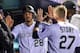 Nolan Arenado (L) and Trevor Story (R)